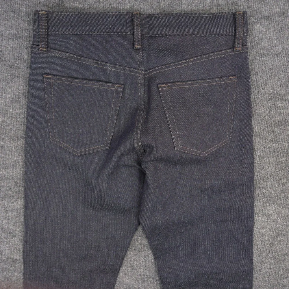 Uniqlo Jeans Mens 29X34 Blue Stretch Selvedge Slim Straight Kaihara Japan Denim